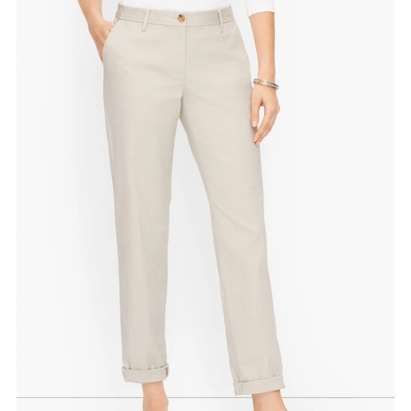 NWT Talbots Relaxed Chinos. - Picture 3 of 4